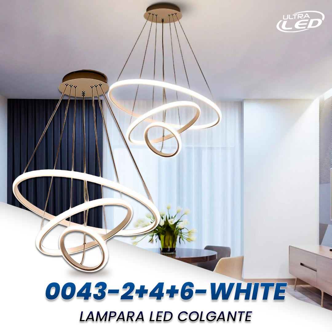 LAMPARA COLGANTE LED 62W