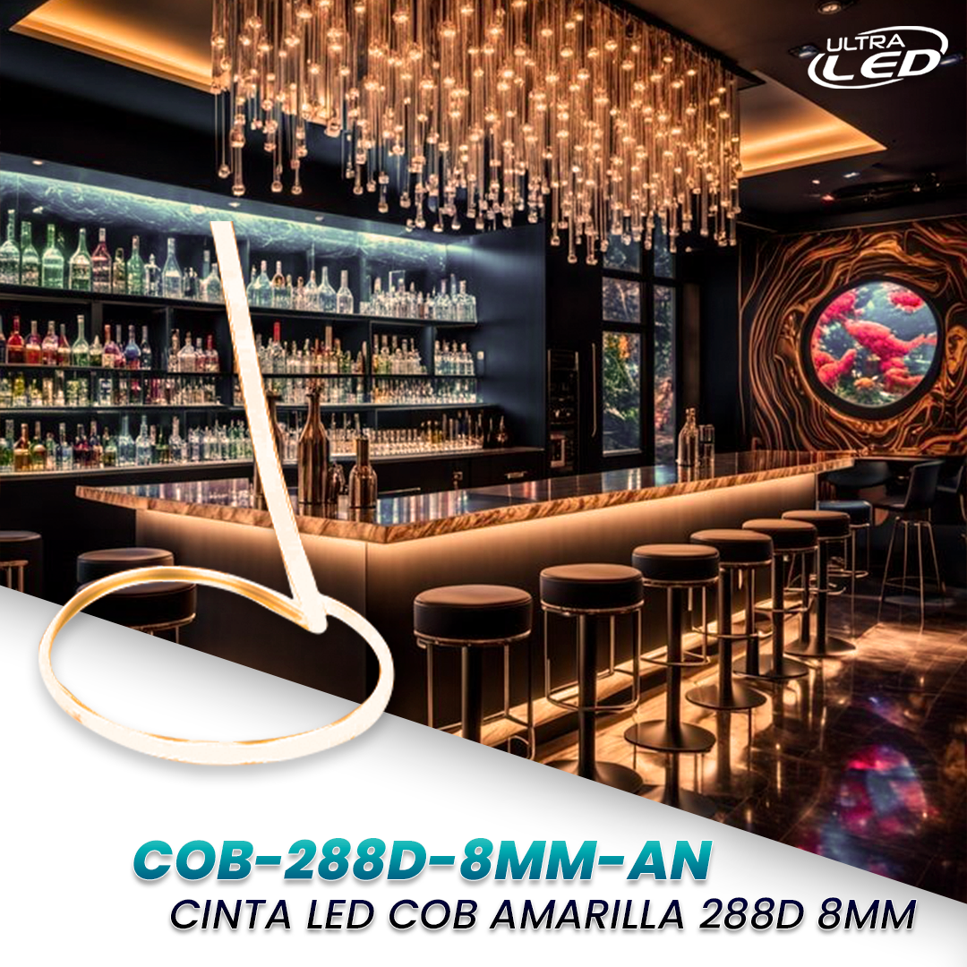 CINTA LED COB 288D 8MM (110V) NUEVA