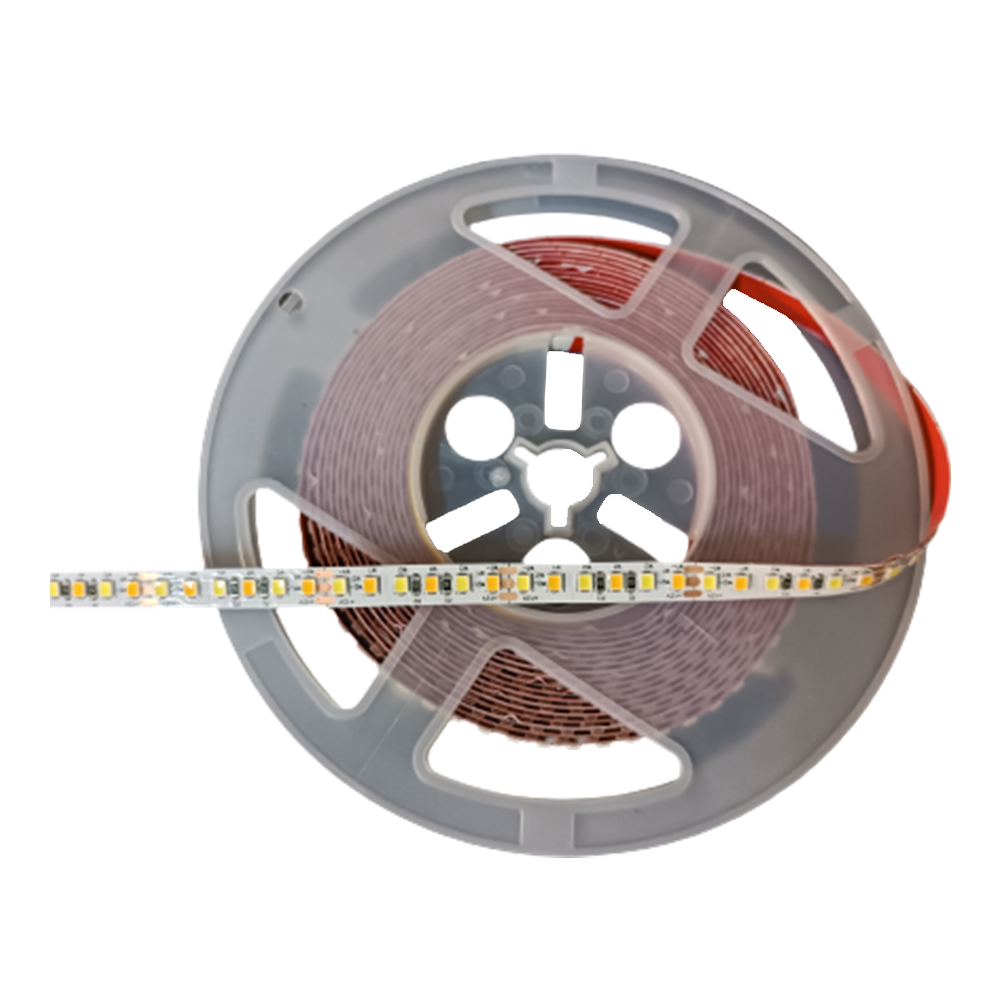 CINTA LED 12V 168 LED DOBLE COLOR  IP20 8MM 5MTS