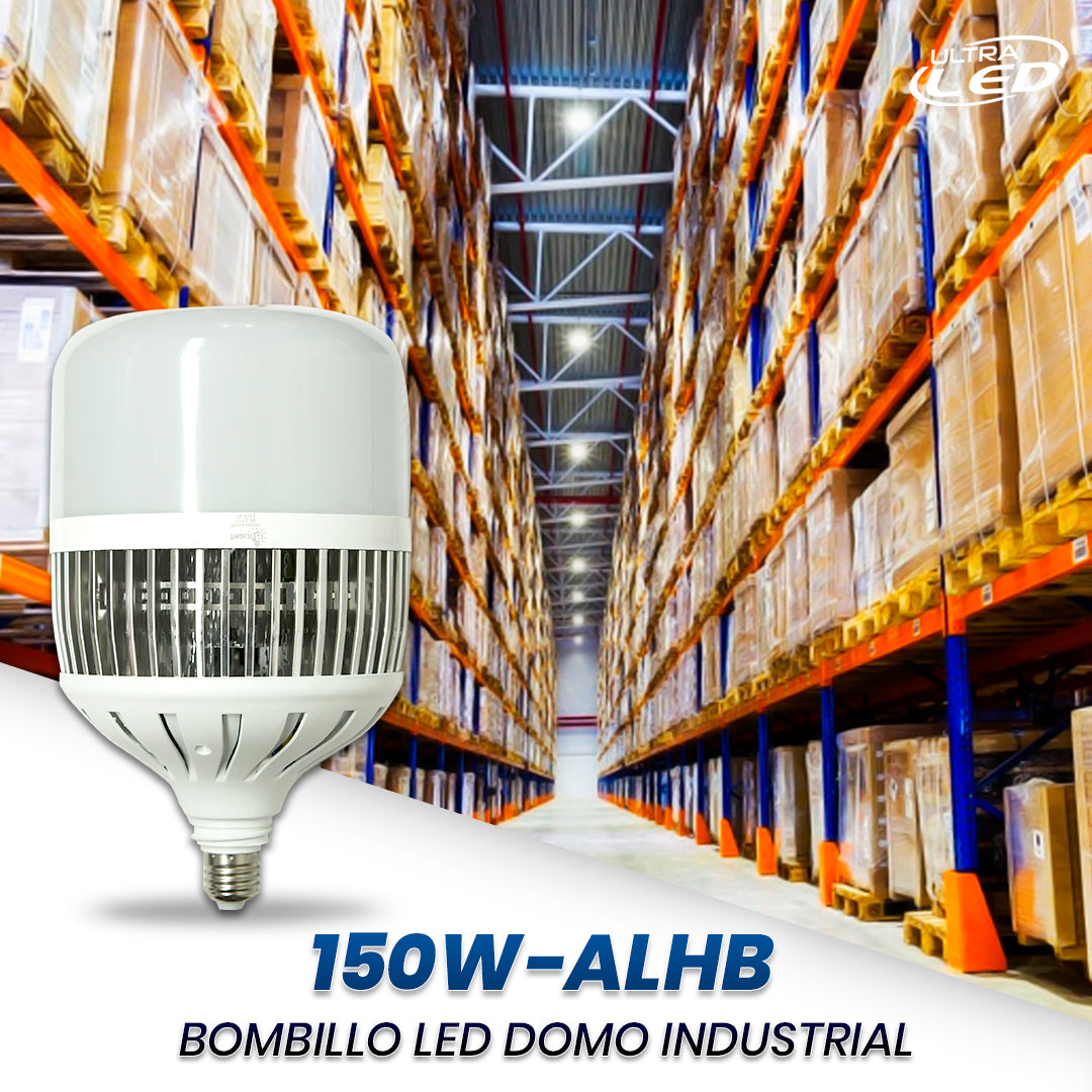 BOMBILLO LED DOMO 150W INDUSTRIAL LUZ BLANCA (6500K)