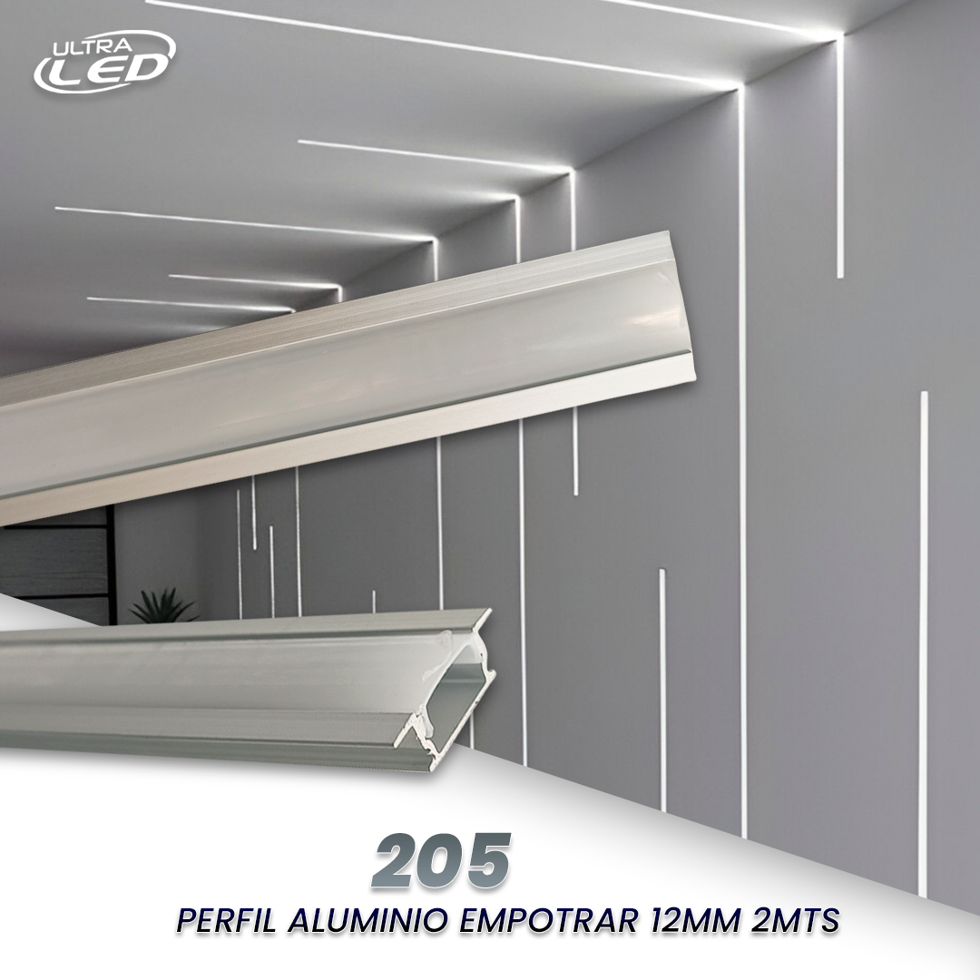 PERFIL ALUMINIO EMPOTRAR