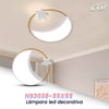 LAMPARA LED DECORATIVA 24W MODELO NS3038 WHITE