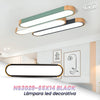 LAMPARA LED DECORATIVA 16W MODELO NS3029 BORDE NEGRO