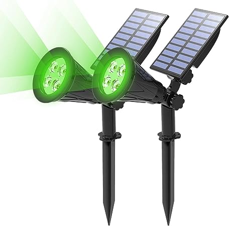 FOCO LED SOLAR LUZ VERDE YC-SW6066GREE