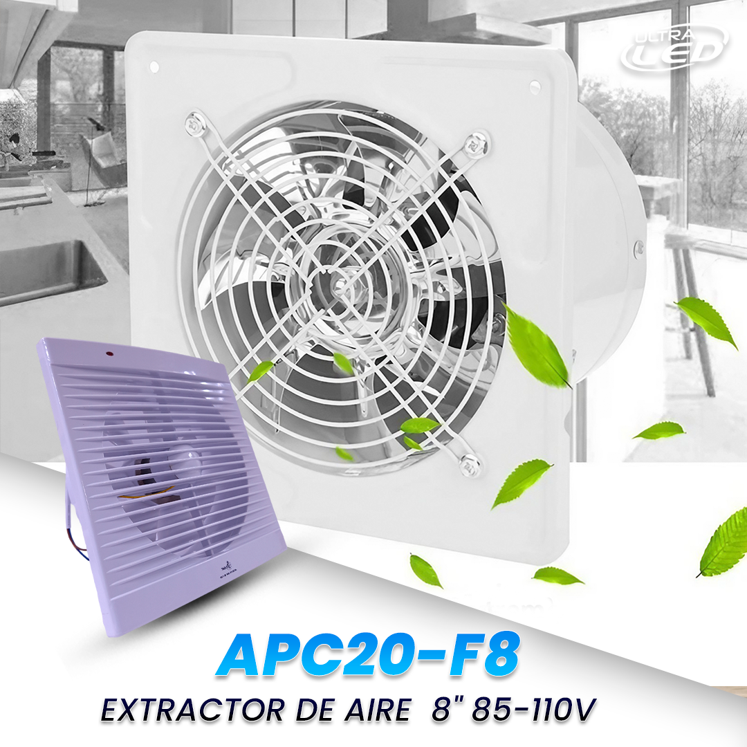 EXTRACTOR DE AIRE 8"