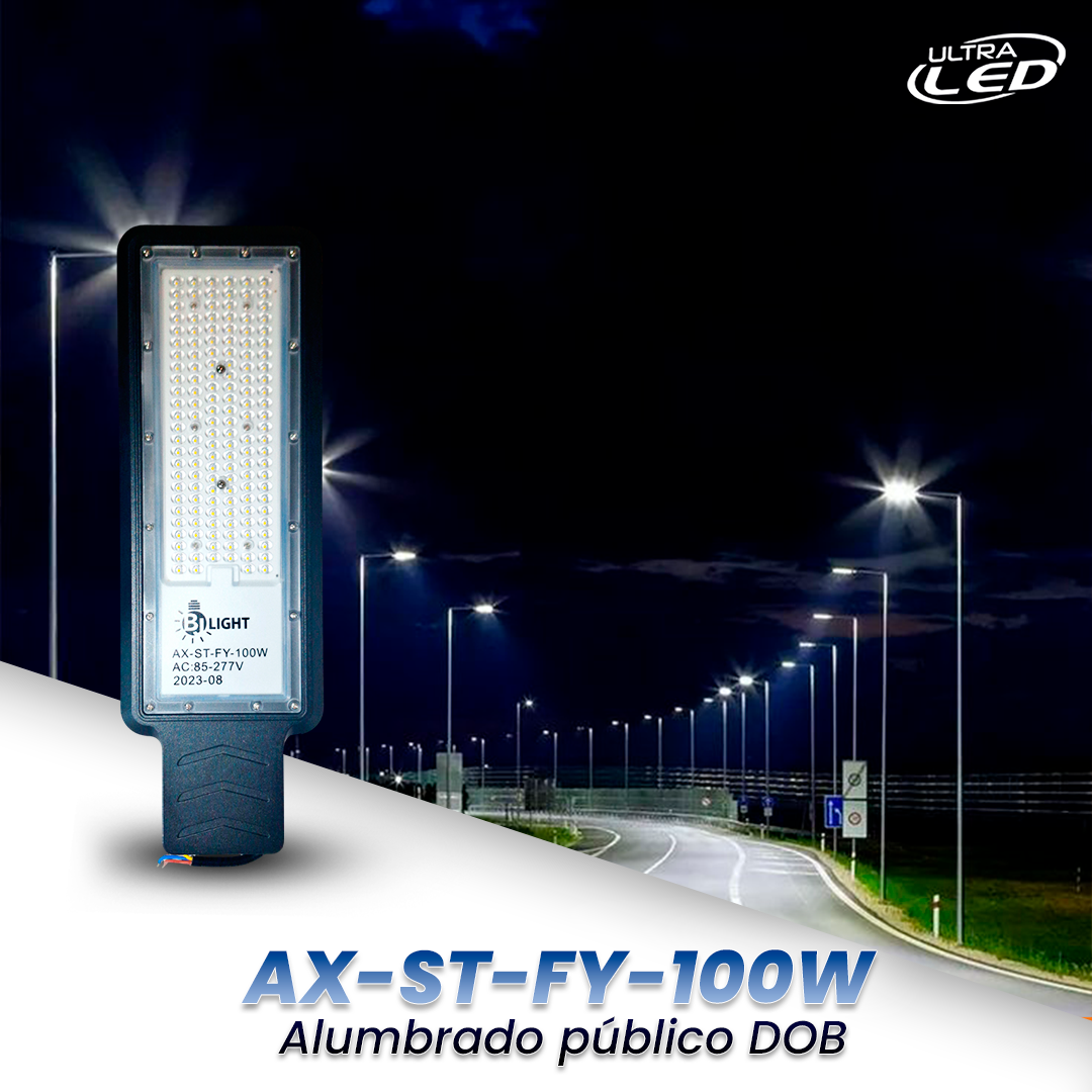 ALUMBRADO PUBLICO 100W MODELO DOB AX-ST-FY