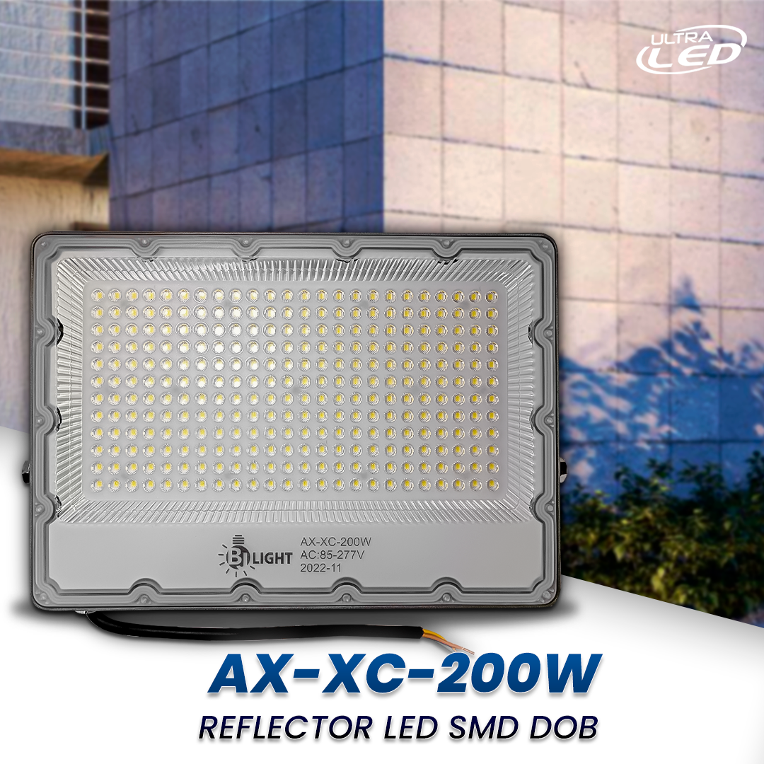 REFLECTOR LED SMD DOB 200W LUZ BLANCA (6500K)