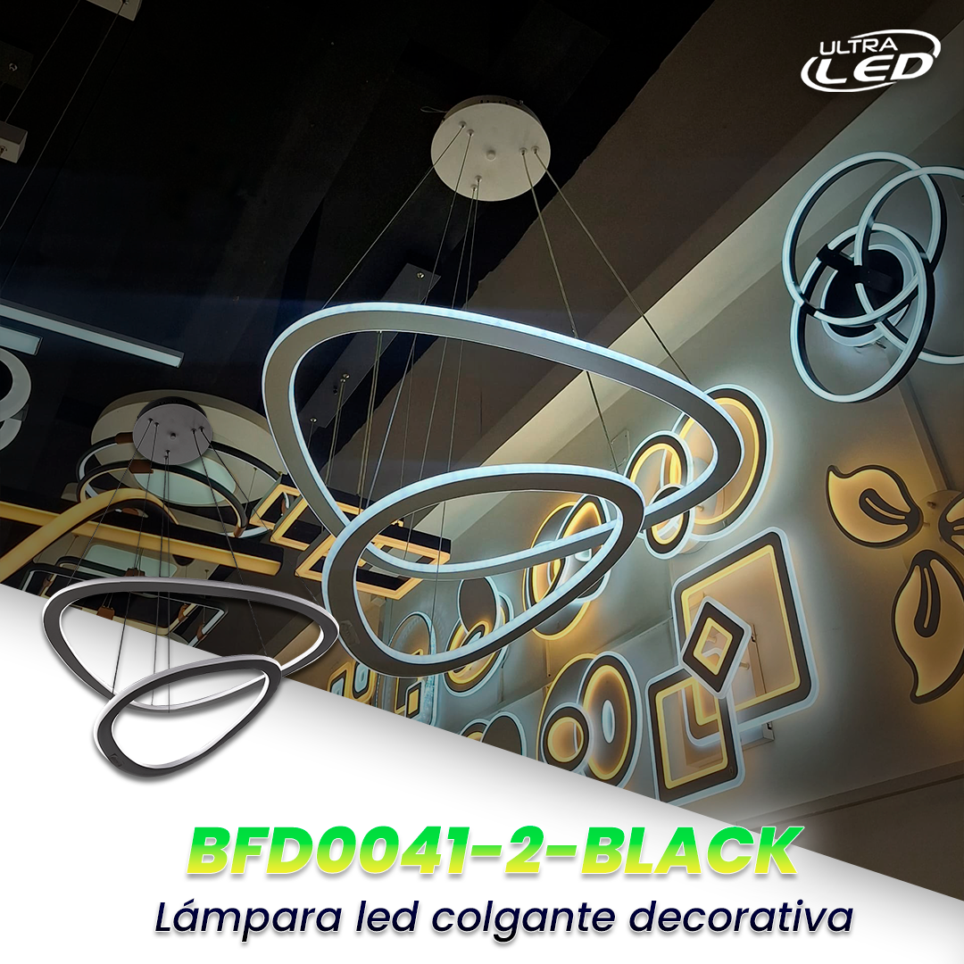 LAMPARA COLGANTE 115W CARCASA NEGRA