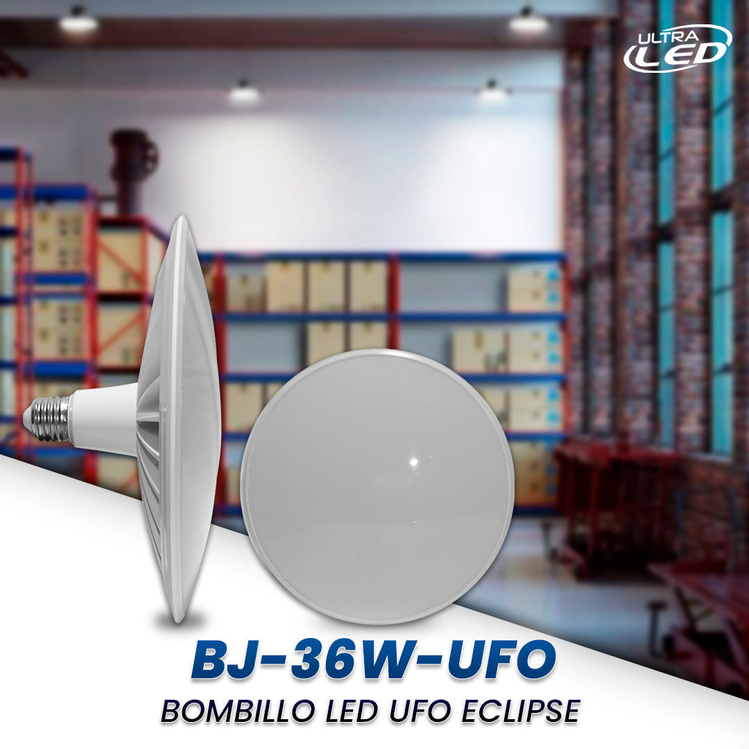 BOMBILLO LED UFO ECLIPSE 36W LUZ BLANCA (6500K)