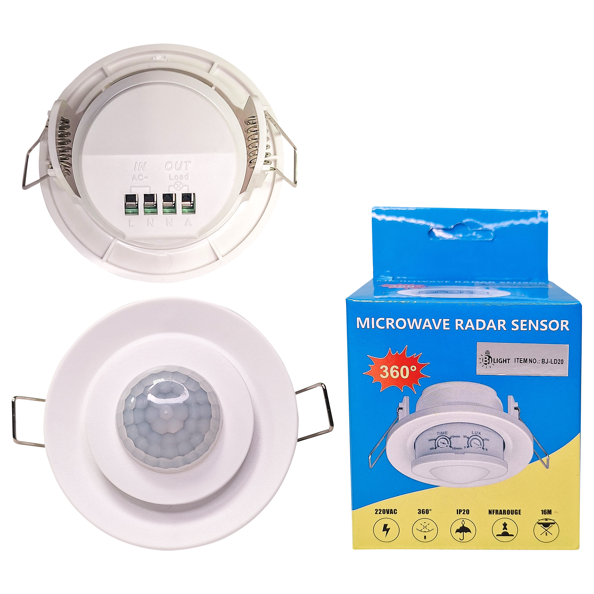 SENSOR RADAR 110V MODELO BJ-LD20