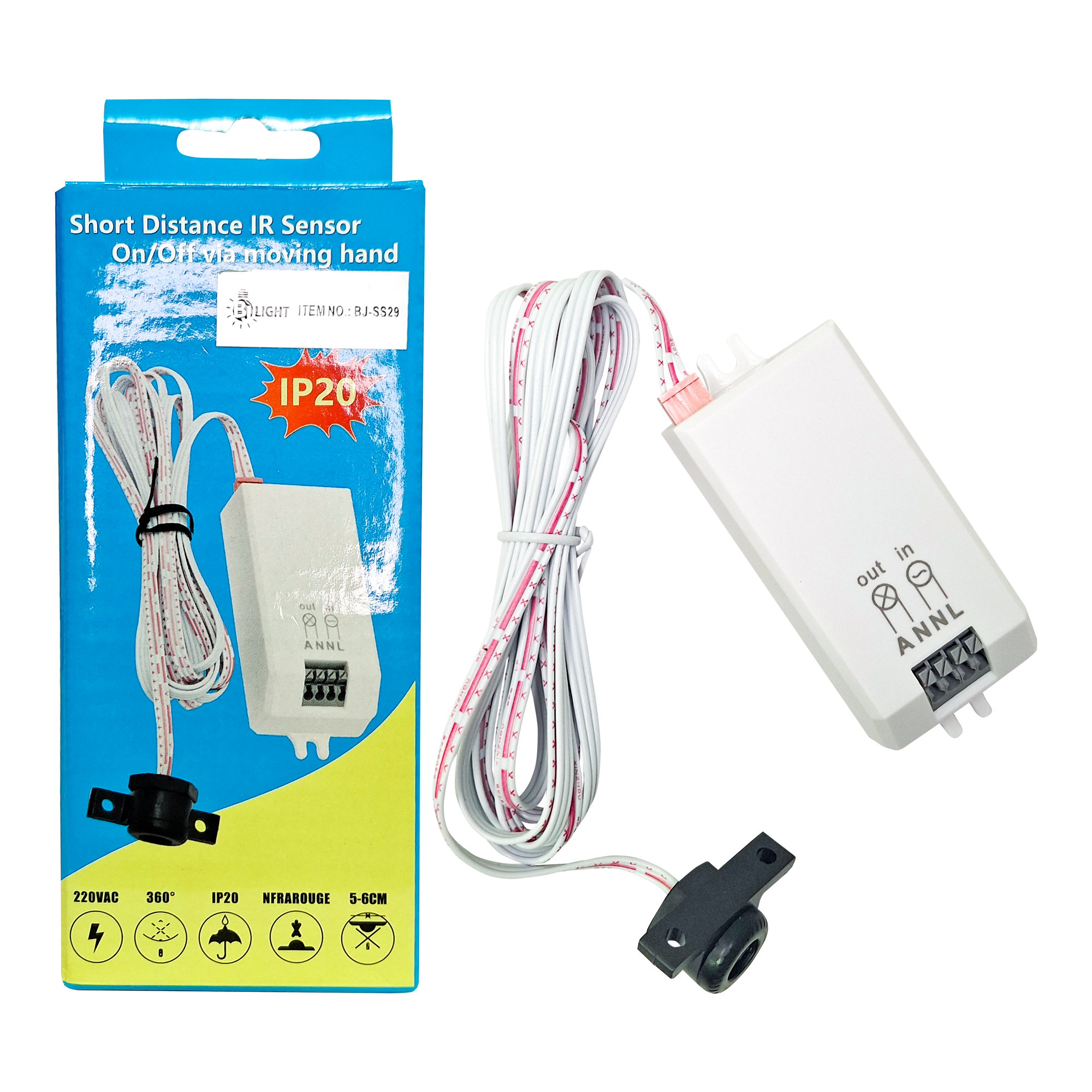 SENSOR DE MOVIMIENTO 110V MODELO BJ-SS29