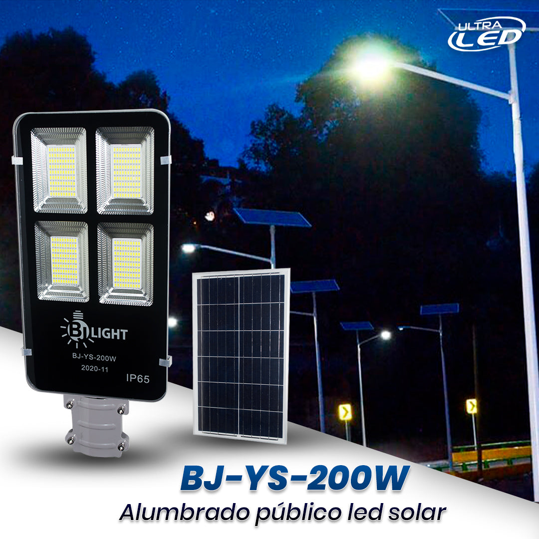 ALUMBRADO PUBLICO LED SOLAR 6F