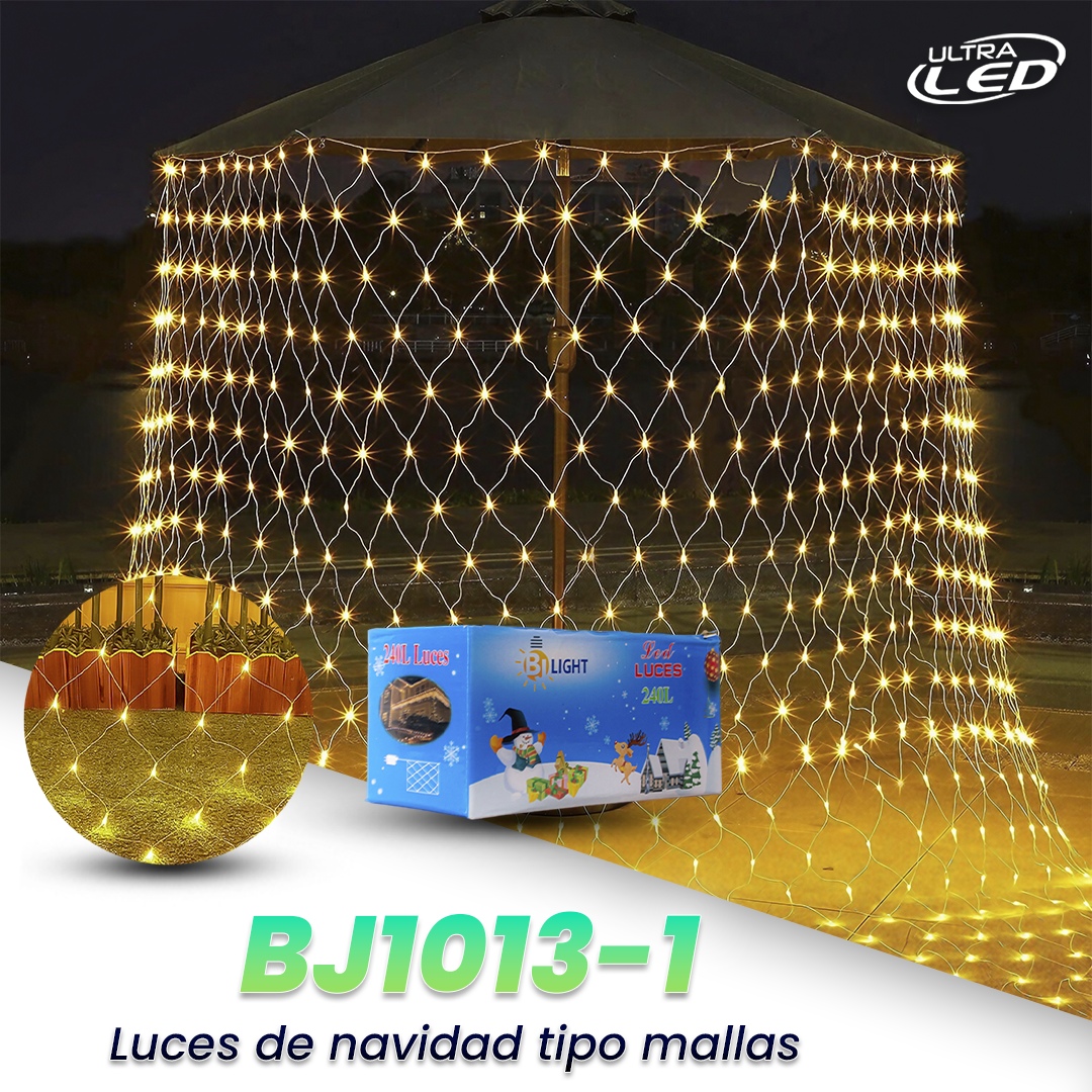 LUCES NAV MALLA 2.5 MTS 240LED IP44