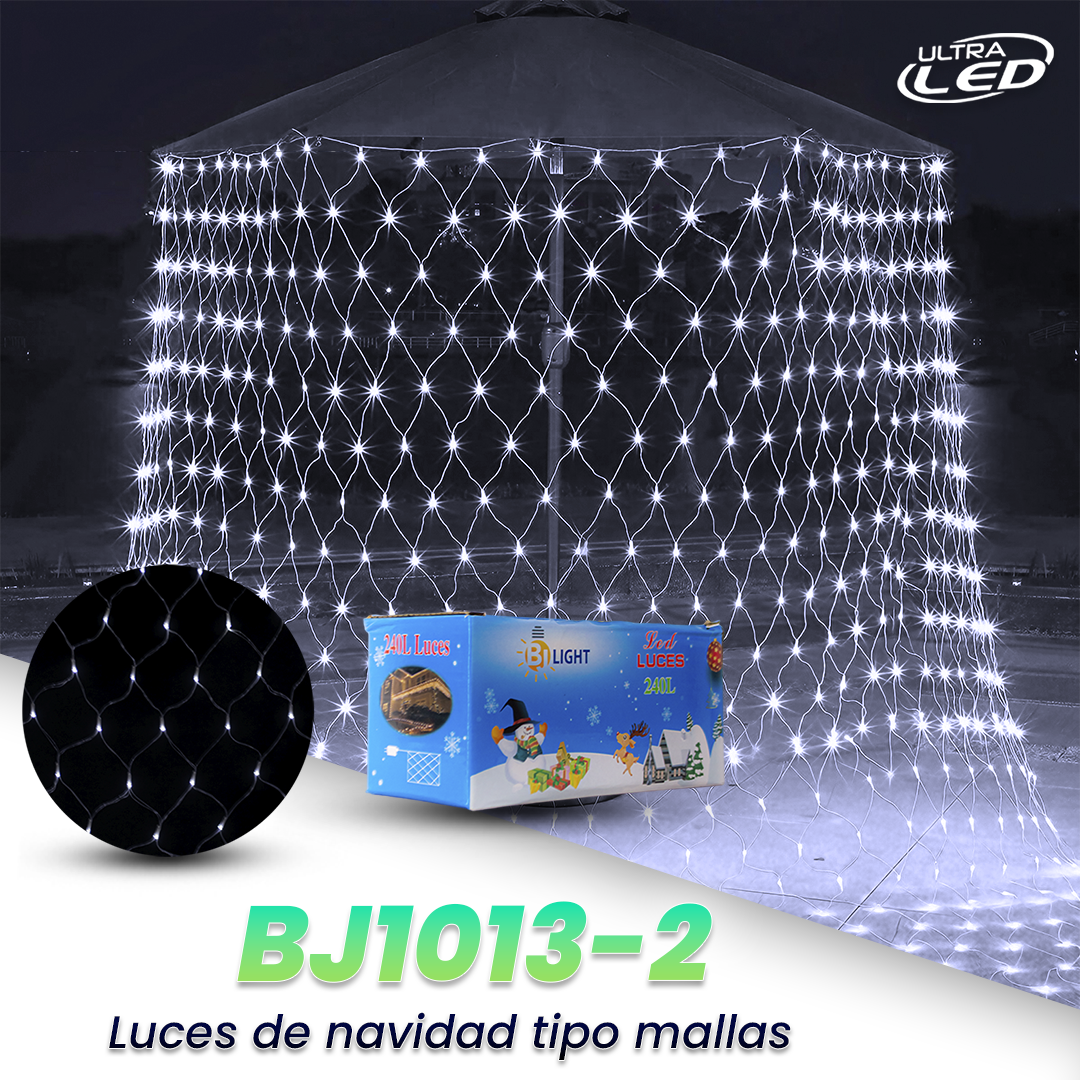 LUCES NAV MALLA 2.5 MTS 240LED IP44