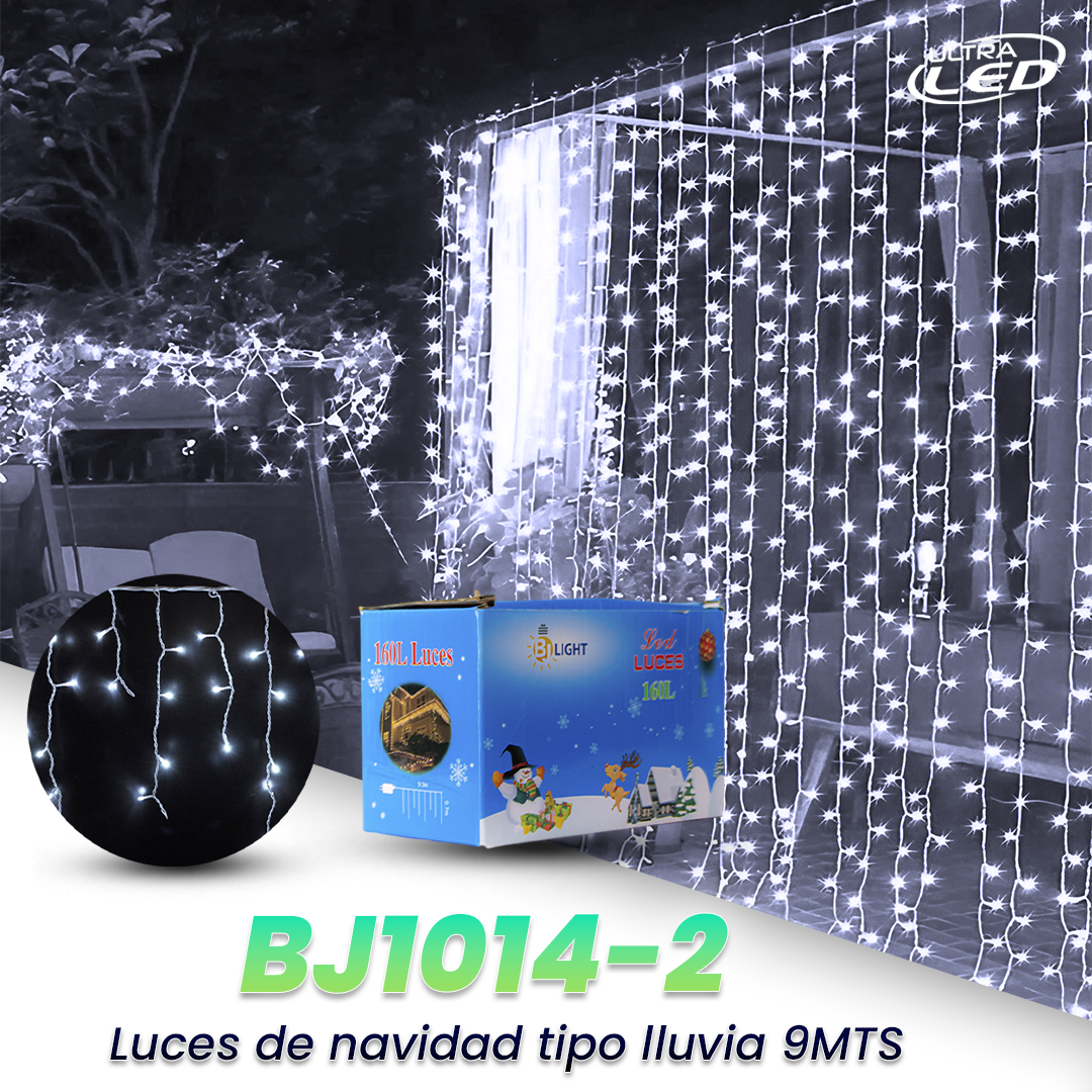 LUCES NAV LLUVIA 9 MTS 160LED IP44