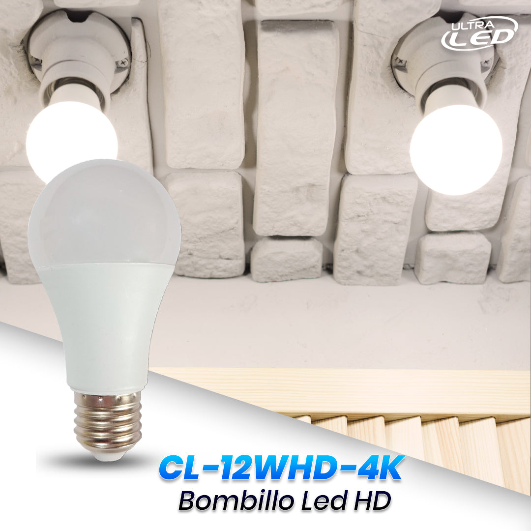 BOMBILLO LED 12W HD LUZ NEUTRA (4000K)