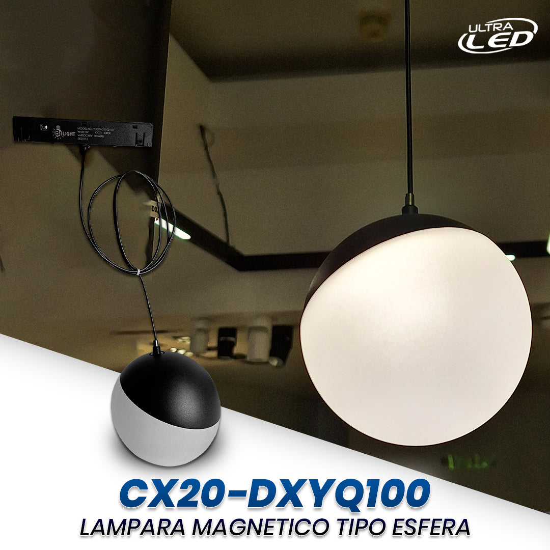 LAMPARA MAGNETICA ESFERA 7W LUZ NEUTRA (4000K)