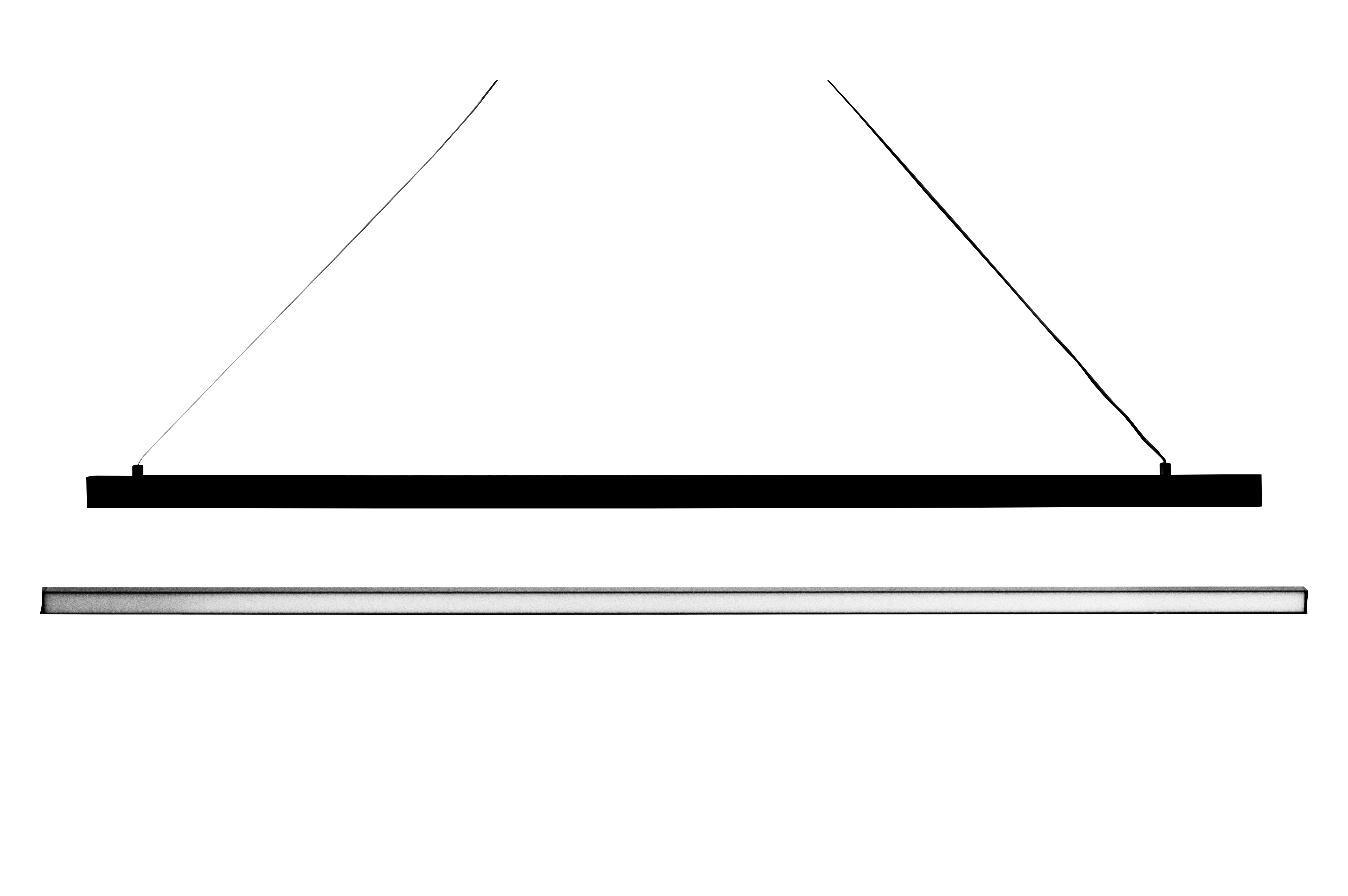 LAMPARA LINEAL OFICINA COLGANTE 40W LUZ NEUTRA