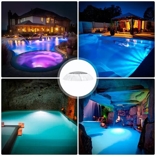 LAMPARA LED PISCINA 12W 24V  RGB