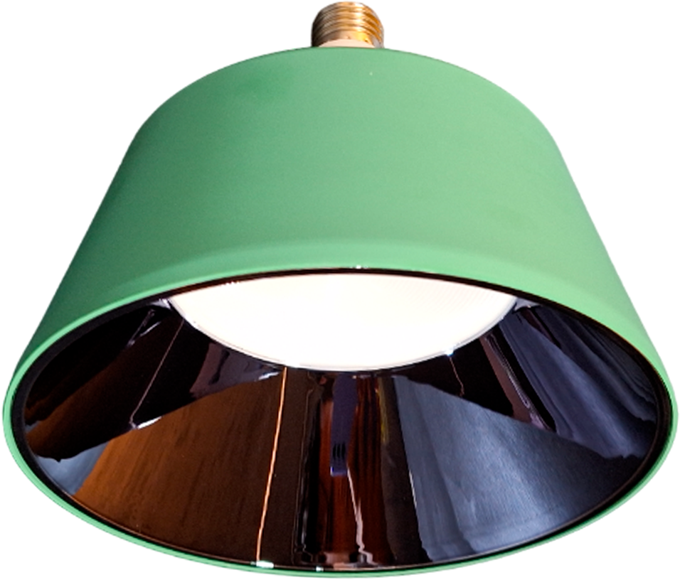 LAMPARA CAMPANA E27 24W CARCASA VERDE