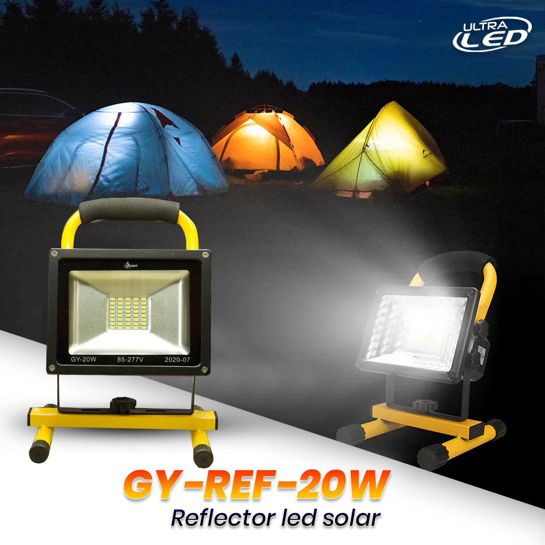 REFLECTOR LED 20W RECARGABLE MODELO GY