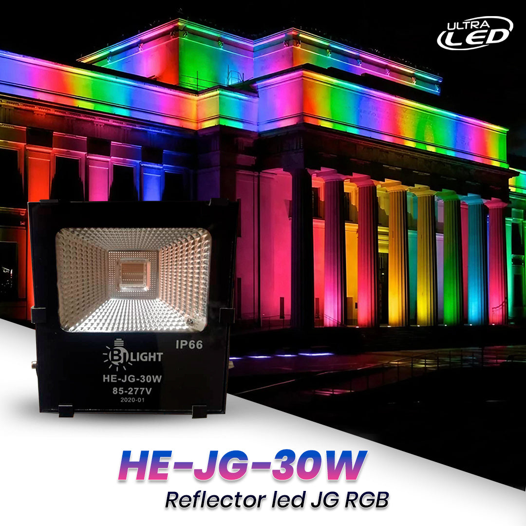 REFLECTOR LED 30W MULTICOLOR (RGB)
