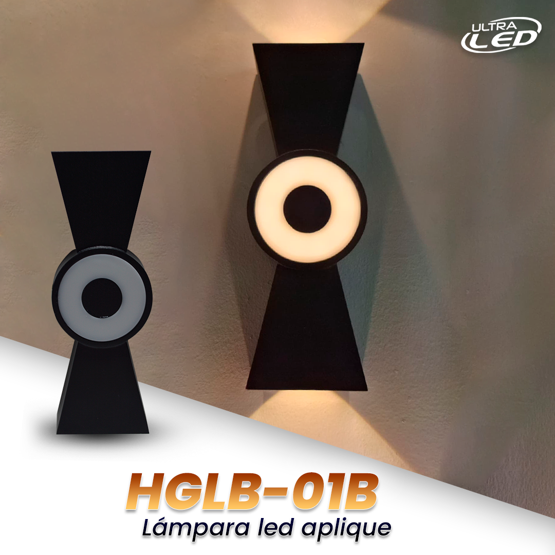 LAMPARA LED APLIQUE 6W LUZ CALIDA (3000K)