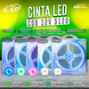 CINTA LED COB 12V VERDE 512D 8MM 5MTS