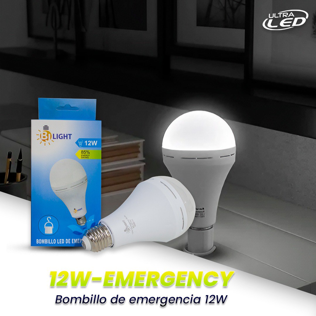 BOMBILLO LED 12W HD EMERGENCIA