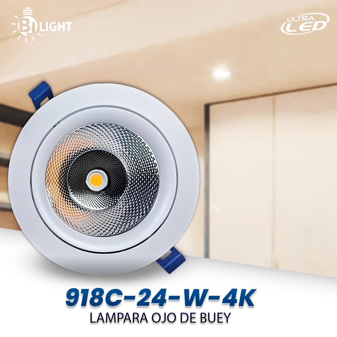 SPOT LED 24W LUZ NEUTRA (4000K)