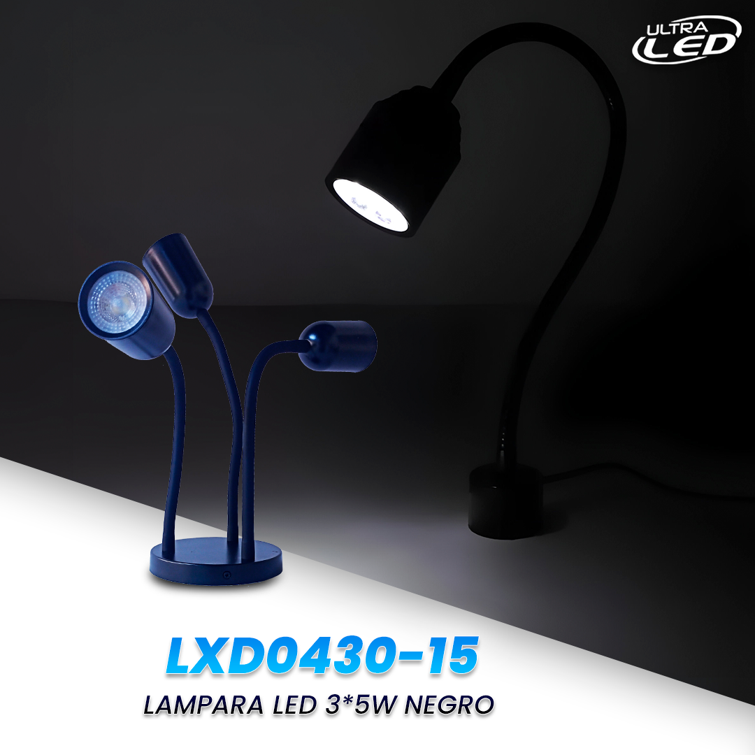 LAMPARA LED 15W LUZ BLANCA (6500K) MODELO LXD0430-15