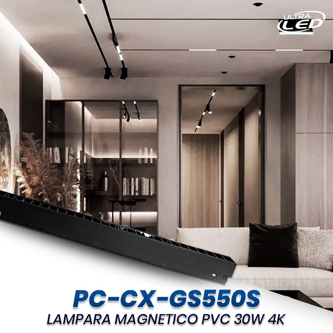 LAMPARA MAGNETICA PVC 30W LUZ NEUTRA  (4000K)