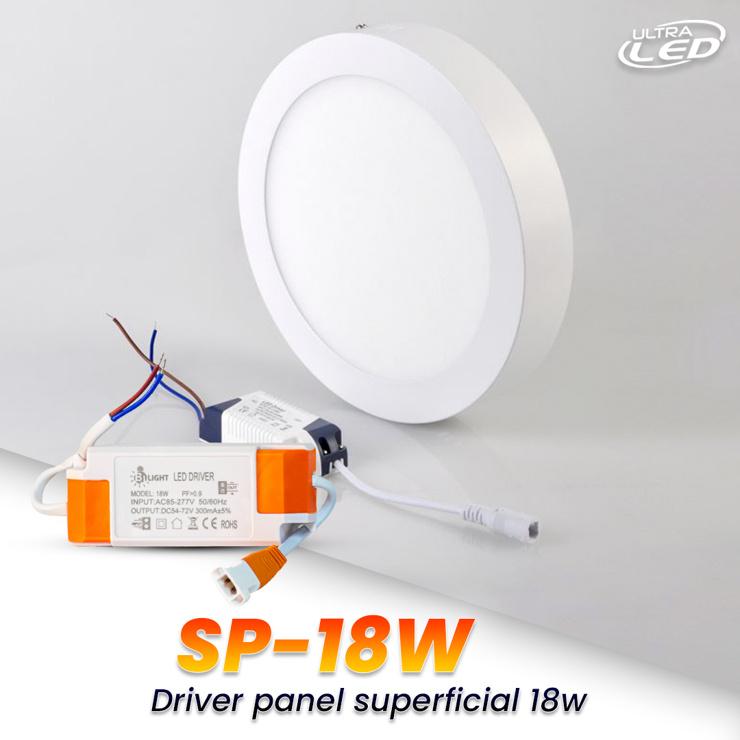 DRIVER PANEL SUPERFICIAL 18W MODELO SP-18W