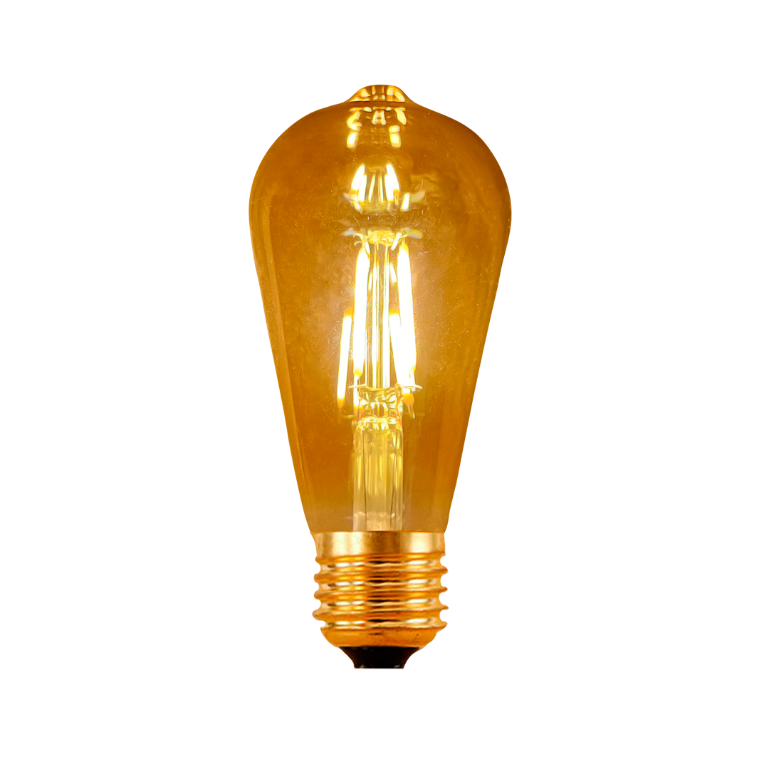 BOMBILLO LED VINTAGE 4W E27 LUZ CALIDA  (2700K)