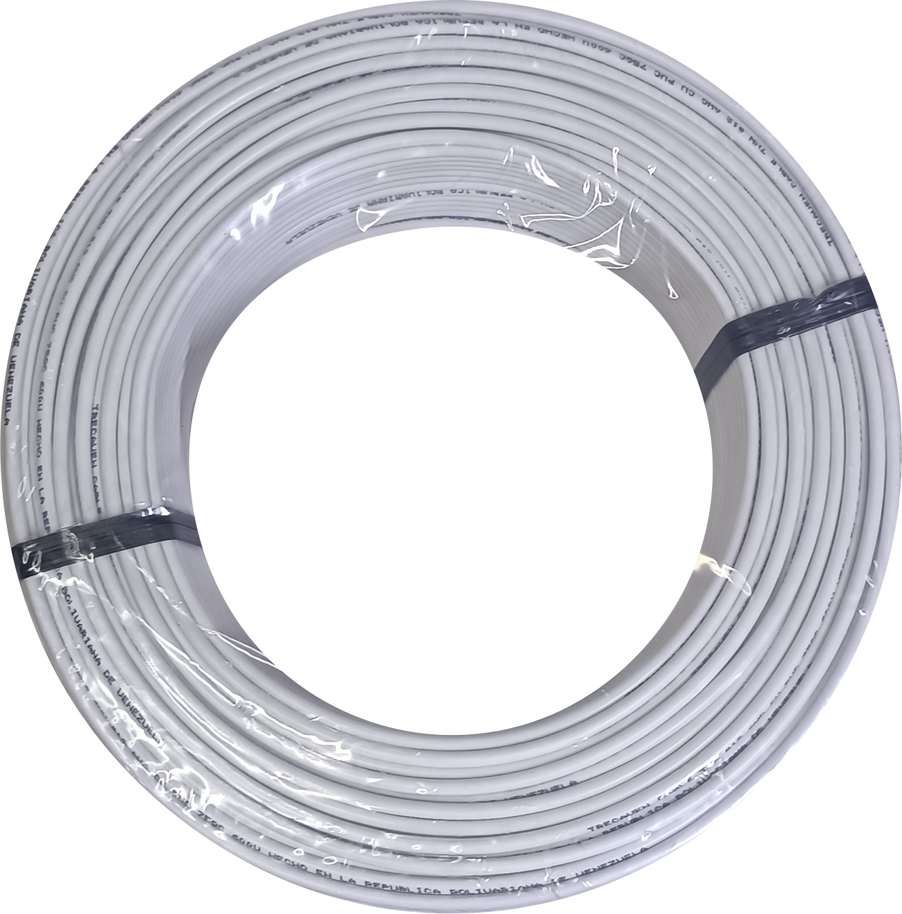 CABLE #10 THW 75*AWG-600V- 7HILOS BLANCO