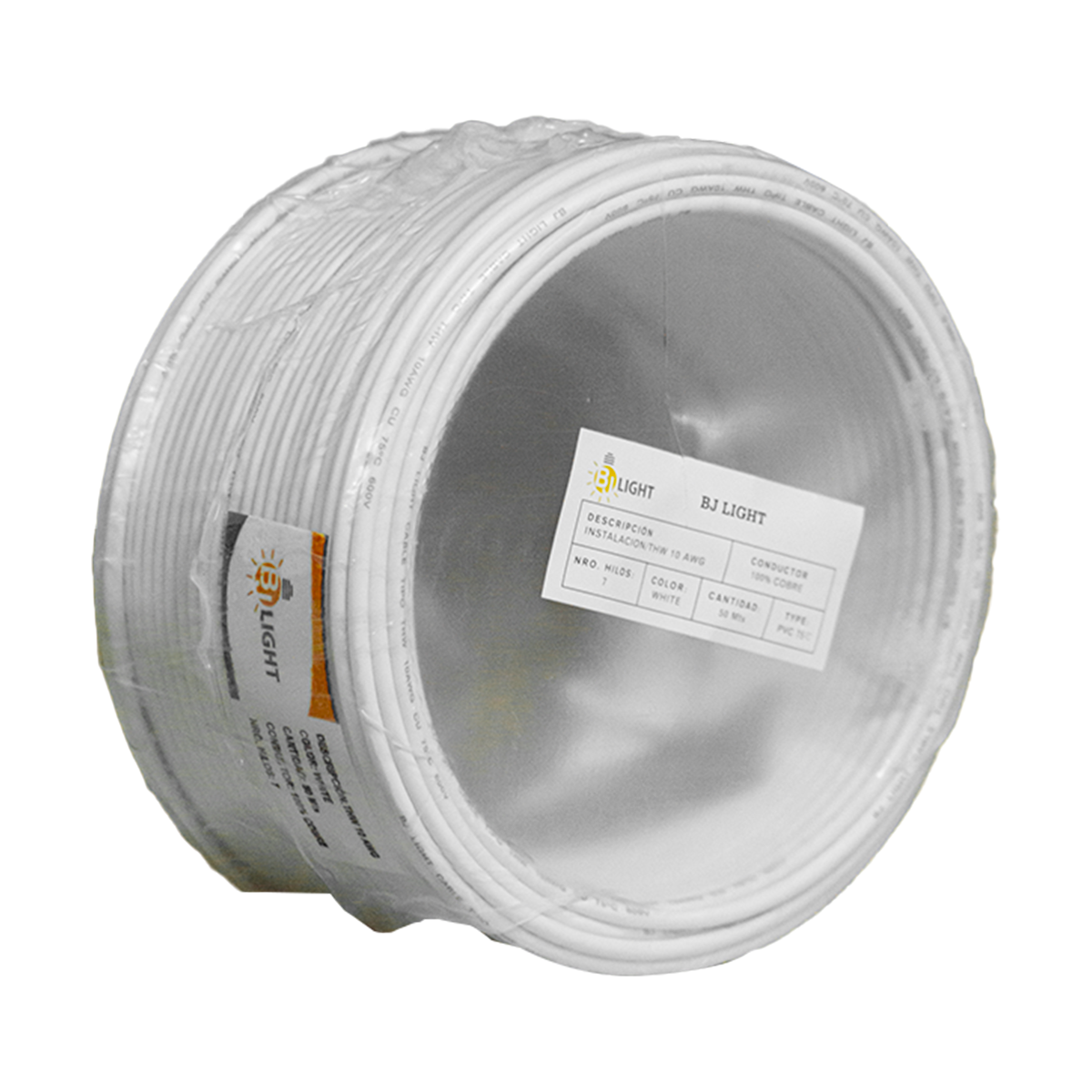 CABLE BJ THW CALIBRE #10 AWG 75°C 50 METROS
