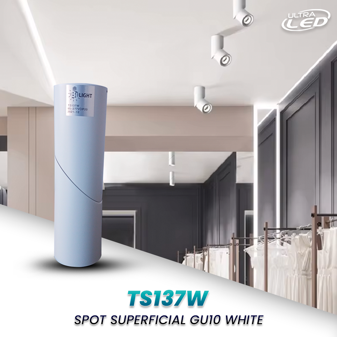 SPOT SUPERFICIAL (GU10) BLANCO MODELO TS137W