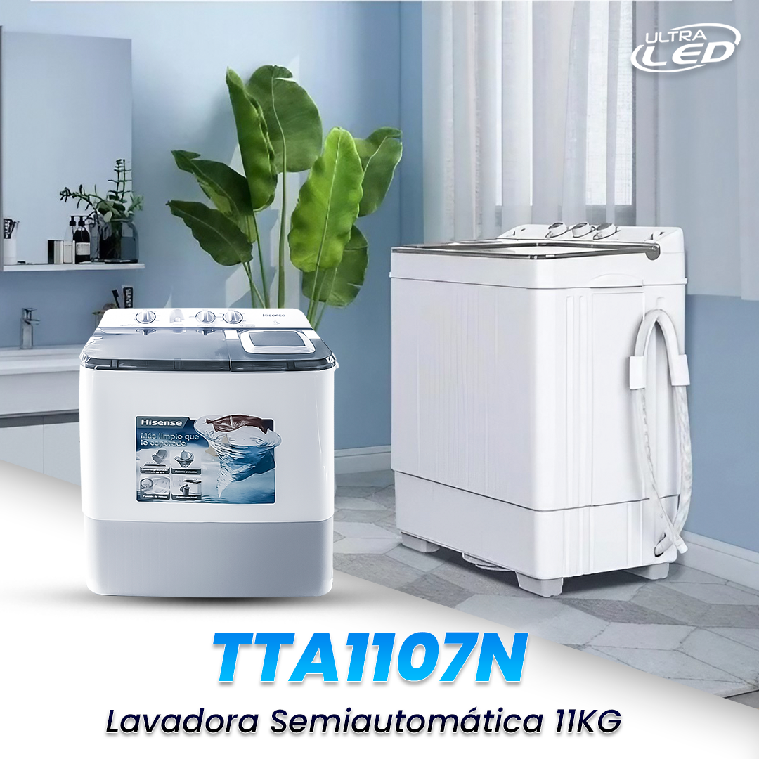 LAVADORA SEMIAUTOMATICA 11KG BIG HISENSE