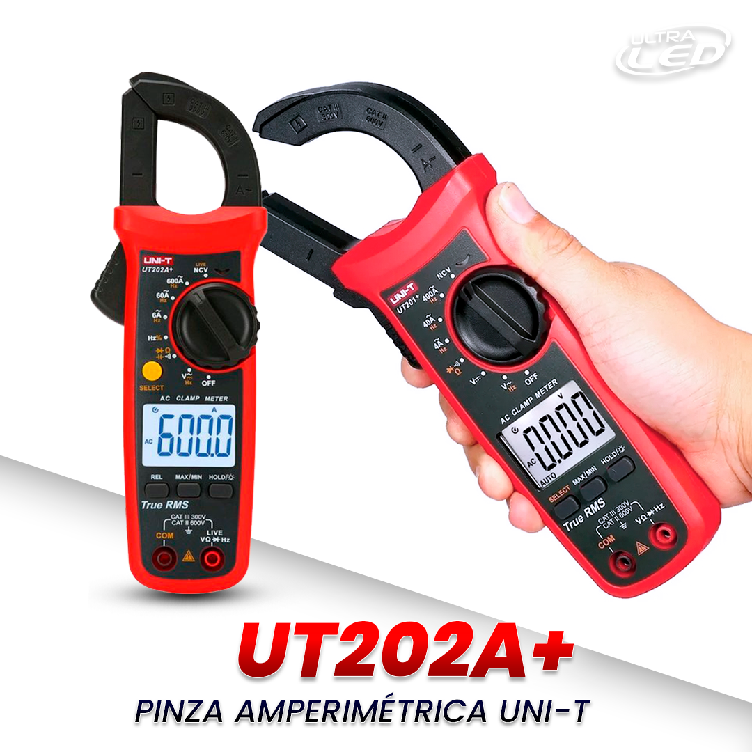 PINZA AMPERÍMETRICA MODELO UT202+