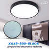 LAMPARA LED DECORATIVA 48W MODELO XA49 BORDE NEGRO