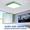 LAMPARA LED DECORATIVA 24W MODELO XA52 BORDE VERDE