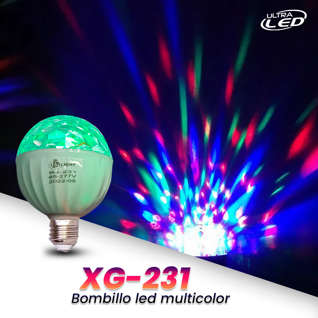 BOMBILLO LED DISCO BLUETOOTH MODELO XG-231