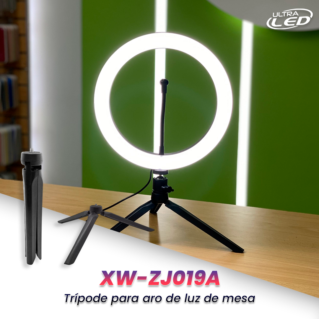 TRIPODE PARA ARO DE LUZ DE MESA MODELO XW-ZJ019A