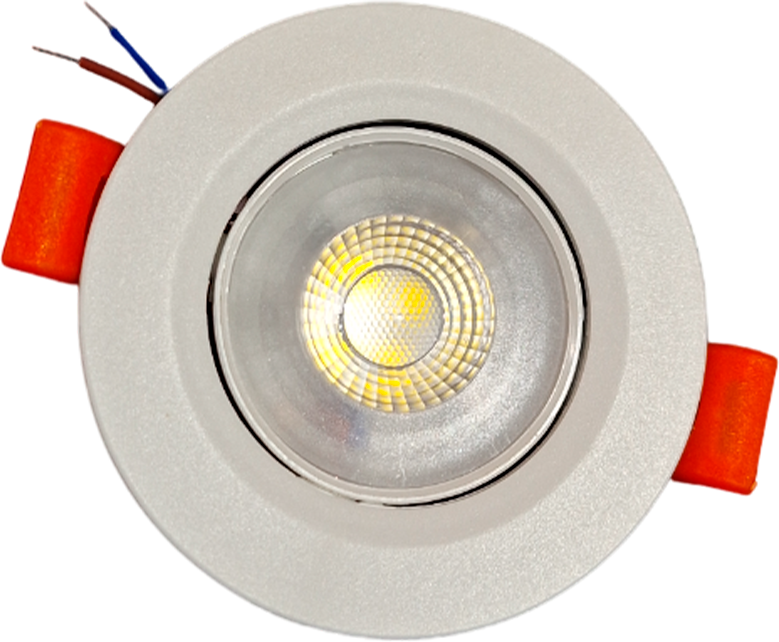 LAMPARA LED OJO DE BUEY 3W LUZ CALIDA (3000K)