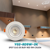 LAMPARA LED OJO DE BUEY 9W LUZ CALIDA (3000K) MODELO Y02-RD9W-3K