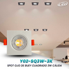LAMPARA LED OJO DE BUEY 3W LUZ CALIDA (3000K) MODELO Y02-SQ3W-3K