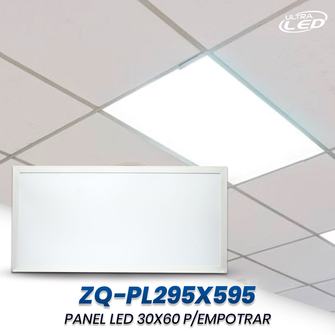 PANEL LED 36W 30*60CM P/EMPOTRAR