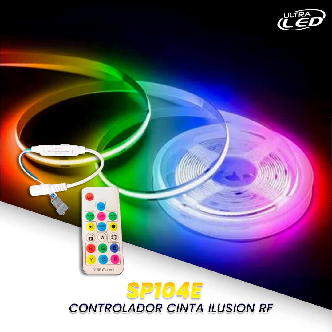 CONTROLADOR CINTA ILUSION RF MODELO SP104E