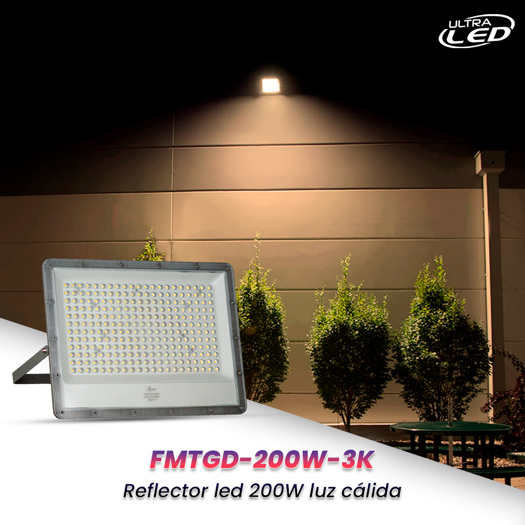 REFLECTOR LED LUZ CALIDA MODELO FMTGD