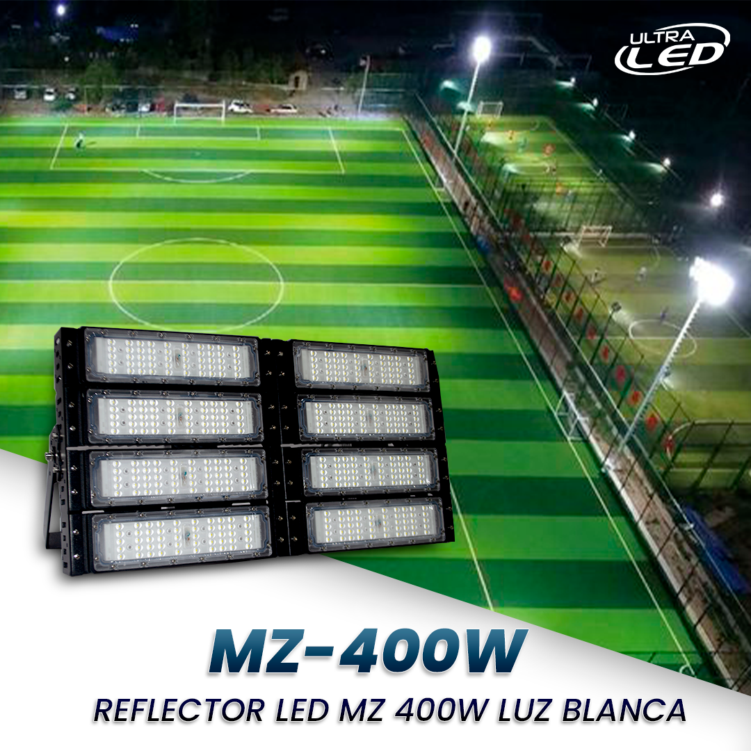 REFLECTOR LED 400W MODELO MZ LUZ BLANCA